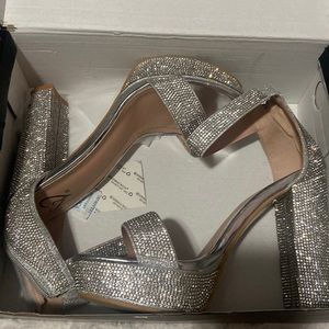 Windsor rhinestone heels